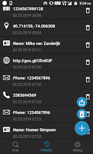 Screenshot 2 for QR / Barcode Reader PRO 1.1.9 Paid