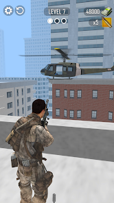 Screenshot 6 for American Sniper 3D 1.0.7 MOD APK Unlimited Money, Bullets