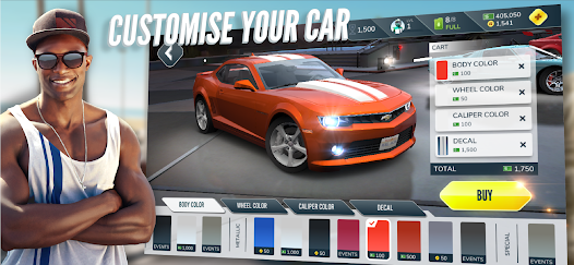 Screenshot 4 for Rebel Racing 25.00.18437 MOD APK Nitro Boost, Dumb AI