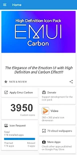 Screenshot 7 for Emui Carbon Icon Pack 4.2 Patched