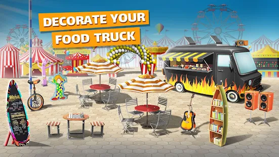 Screenshot 4 for Food Truck Chef Cooking Games Delicious Diner 1.7.7 MOD (Unlimited Gold + Coins)
