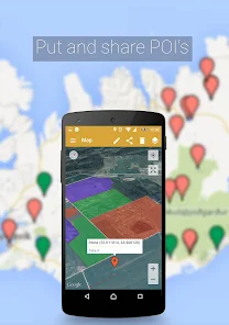 Screenshot 3 for GPS Fields Area Measure PRO 3.12.0 APK Paid
