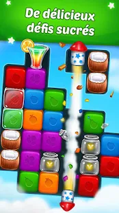 Screenshot 2 for Fruit Cube Blast 1.0.8 APK + MOD Unlimited Coins + Health + Moves
