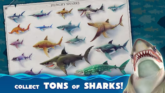Screenshot 2 for Hungry Shark World 1.4.2 MOD + Data