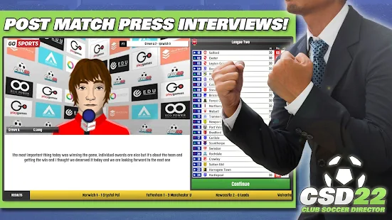 Screenshot 7 for Club Soccer Director 2022 2.0.1 MOD APK Money