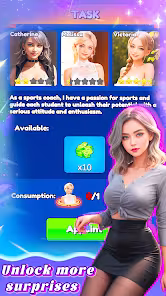 Screenshot 2 for Hotties Merge Mod APK 2.2.3 Unlimited money Mod Menu