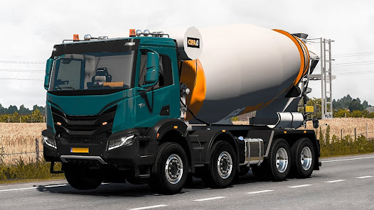 Screenshot 1 for Real Truck Simulator 2025 PRO Mod APK 1.0.9 Free purchase