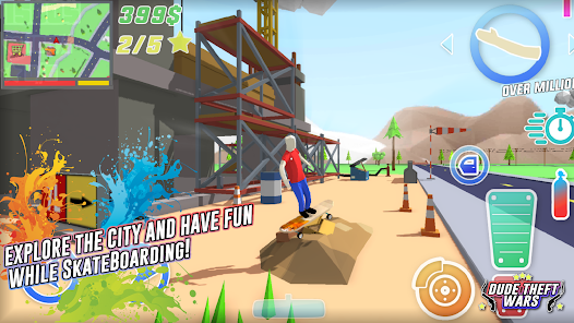 Screenshot 6 for Dude Theft Wars Offline games 0.9.0.9c2 MOD APK Unlimited Money