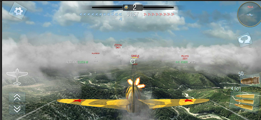 Screenshot 3 for WW2 warplanes Squad of Heroes Mod APK 3.14 Unlimited money Mod Menu