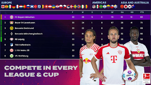 Screenshot 1 for Soccer Manager 2024 3.0.0 MOD APK Mega Menu, No Ads