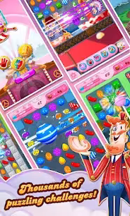 Screenshot 3 for Candy Crush Saga 1.141.1.1 MOD APK Unlimited Health