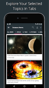 Screenshot 2 for Science News Daily 13.1 MOD APK Premium Unlocked