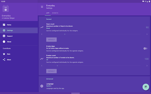Screenshot 7 for Everyday Calendar Widget Pro 5.3.2 Mod
