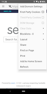 Screenshot 2 for Privacy Browser 2.13 APK