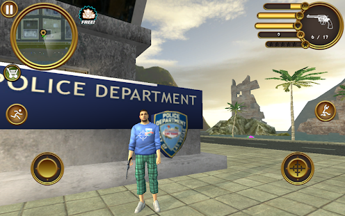 Screenshot 1 for Miami Crime Police 2.1 MOD (GOD MODE + Unlimited MONEY + WEAPON + EXPERIENCE)