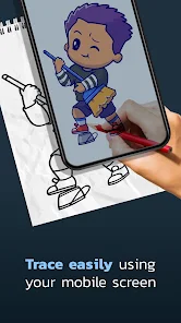 Screenshot 1 for Draw Easy 1.1.8 MOD APK Premium Unlocked
