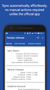 Screenshot 1 for Autosync for OneDrive OneSync 4.4.17 Ultimate