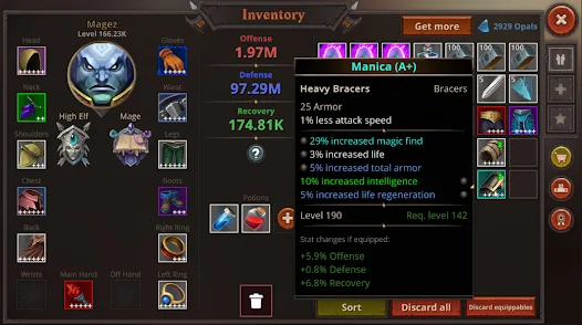 Screenshot 1 for Nordicandia Semi Idle RPG MOD APK 1.1.10 Mega Menu
