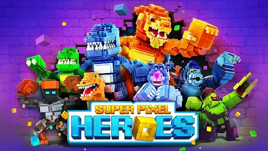 Screenshot 1 for Super Pixel Heroes 1.2.150 MOD APK Unlimited Coins