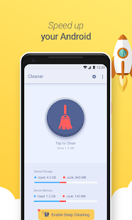 Screenshot 2 for Clean Droid 1 Tap Clear Cache & Phone Cleaner 1.1.23