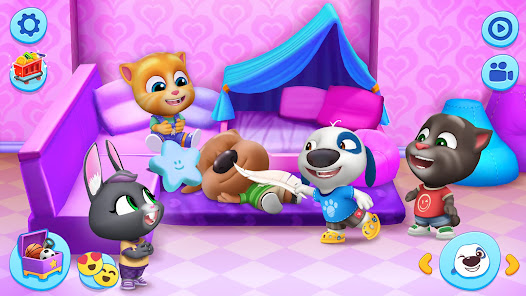 Screenshot 5 for My Talking Tom Friends 1.8.1.5 Mod money