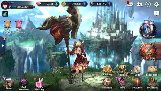 Screenshot 6 for Shadowblood 1.0.1220 MOD APK Mega Menu