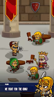 Screenshot 6 for Five Heroes The King’s War 2.4.4 ÐœOD (Unlimited Gold Coins + Diamonds)
