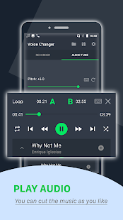 Screenshot 2 for Voice changer Recorder and Audio tune 2.8 Ads-Free