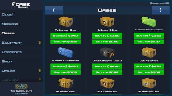Screenshot 1 for Case Clicker 1.7.7b APK + MOD