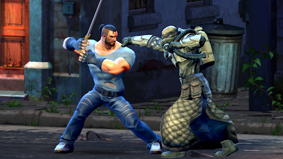 Screenshot 1 for Street Warrior Ninja Samurai Games Fighting 2019 1.15 MOD APK (Characters are invincible)