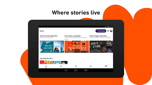 Screenshot 5 for Wattpad 10.49.0 Mod APK Free Coins Stories, Premium Unlocked
