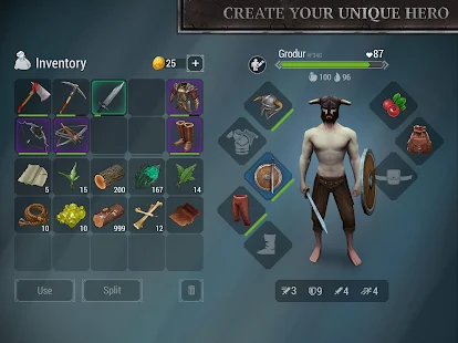 Screenshot 7 for Frostborn 0.6 MOD (Unlocked)