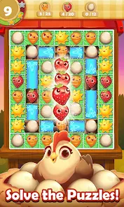 Screenshot 3 for Farm Heroes Saga 5.93.4 MOD APK Unlimited Moves Booster