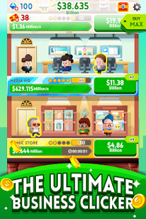 Screenshot 2 for Cash Inc. Money Clicker Game Business Adventure 1.1.9.4.0 MOD APK