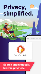 Screenshot 1 for DuckDuckGo Privacy Browser 5.54.0 Mod