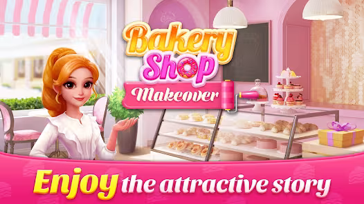 Screenshot 5 for Bakery Shop Makeover Mod APK 6.0.0 Remove ads Unlimited money