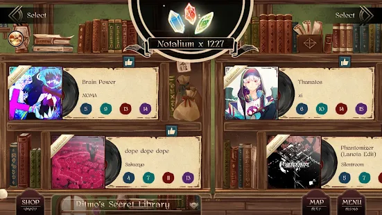 Screenshot 5 for Lanota Dynamic & Challenging Music Game 2.6.1 APK Full Unlocked