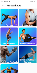 Screenshot 2 for Home Workout Six Pack Abs 6.4 MOD APK Premium Unlocked