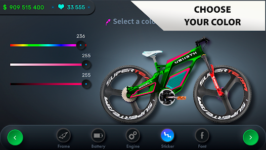 Screenshot 2 for E-Bike Tycoon MOD APK 3.9 Unlimited Money