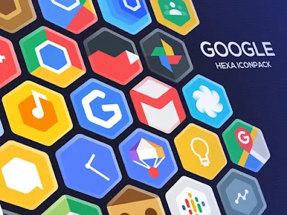 Screenshot 3 for Hexa Icon Pack Hexagonal 1.8 Patched