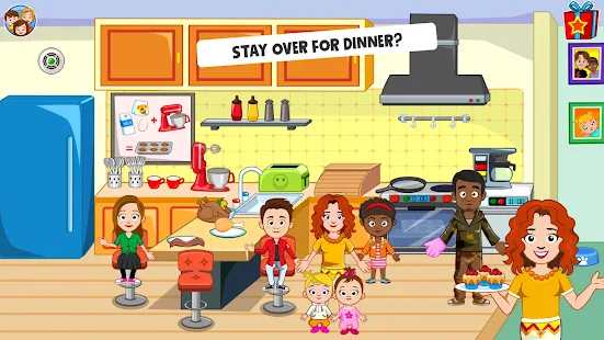 Screenshot 2 for My Town Best Friends House games for kids 1.19 Mod free shopping
