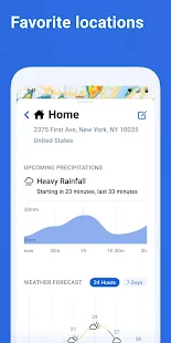 Screenshot 3 for RainViewer Weather forecast & storm tracker Premium 2.7