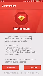 Screenshot 1 for VIP Premium AdBlock 2.0