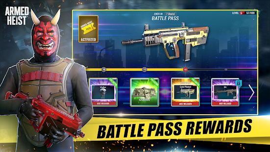 Screenshot 4 for Armed Heist Shooting gun game 3.0.2 MOD APK Menu