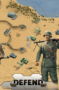 Screenshot 2 for 1943 Deadly Desert  a WW2 Strategy War Game 1.3.0 MOD  (Unlock levels+Bulk currency)