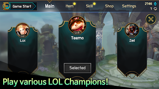 Screenshot 3 for Ez Mirror Match 2 LOL Champions Battle 4.2 MOD (Unlimited Gold + RP)