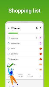 Screenshot 1 for Grocery Shopping List Listonic 8.10.6 MOD APK Premium Unlocked