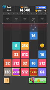 Screenshot 2 for Drop The Number 2.2.2 MOD APK Unlimited Coin, Booster