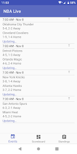 Screenshot 1 for NBA Live 1.4 [AdFree]