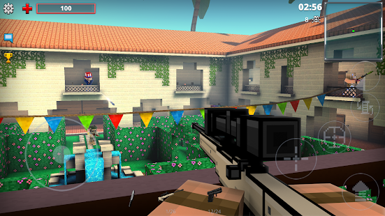 Screenshot 4 for Pixel Strike 3D FPS Gun Game 7.3.0 MOD + DATA (Unlimited Money)